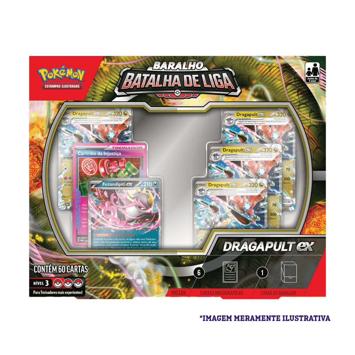 (PT-BR) Pokémon Baralho Batalha de Liga Dragapult ex - Imagem 3