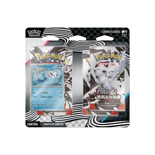 (PT-BR) Pokémon - Blister Quádruplo - Raio Preto & Fogo Branco - Oshawott