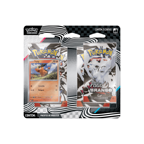 (PT-BR) Pokémon - Blister Quádruplo - Raio Preto & Fogo Branco - Tepig