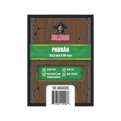 Sleeve - Bucaneiros - Padrão - 63,5x88mm (100un)