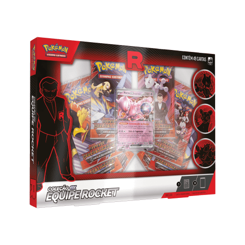 (PT-BR) Pokémon - Box Coleção Equipe Rocket - Mewtwo Ex