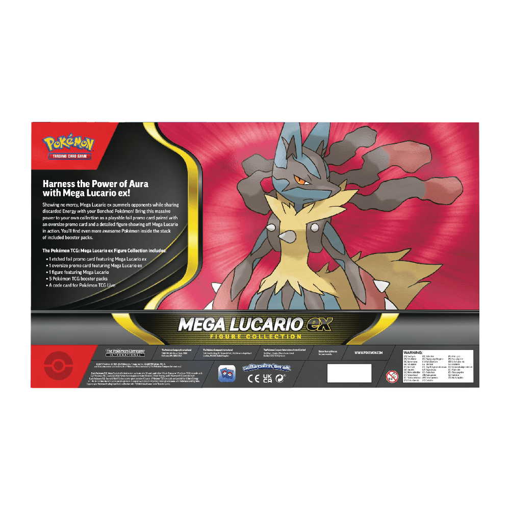 (ING) Pokémon - Box Figure Collection - Mega Lucario ex - Imagem 2
