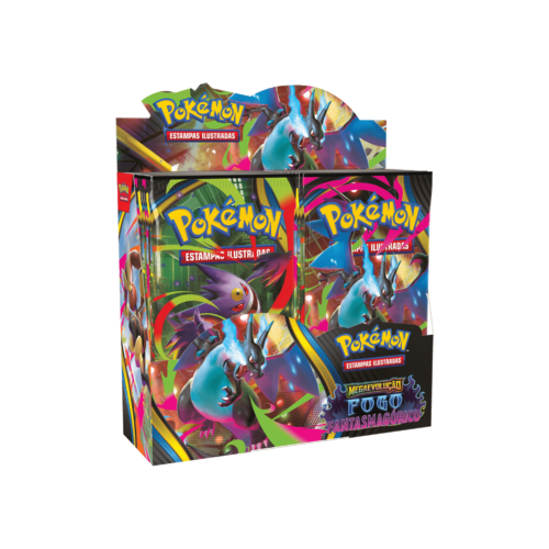 (PT-BR) Pokémon - Caixa de Booster - Mega Evolução - Fogo Fantasmagórico