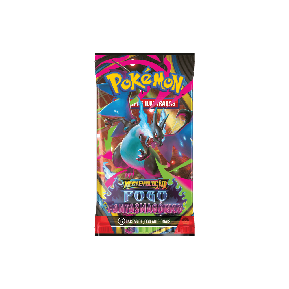 (PT-BR) Pokémon - Booster Avulso - Mega Evolução - Fogo Fantasmagórico