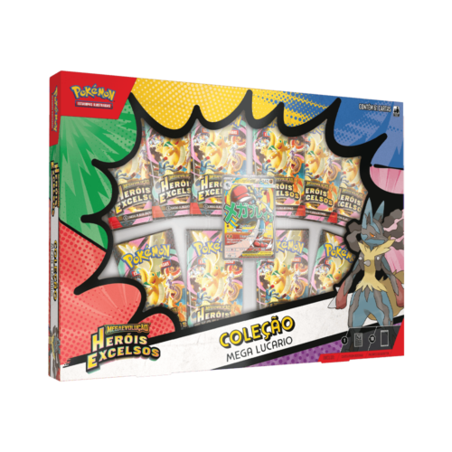 (PT-BR) Pokémon - Caixa Coleção - Heróis Excelsos - Mega Lucario