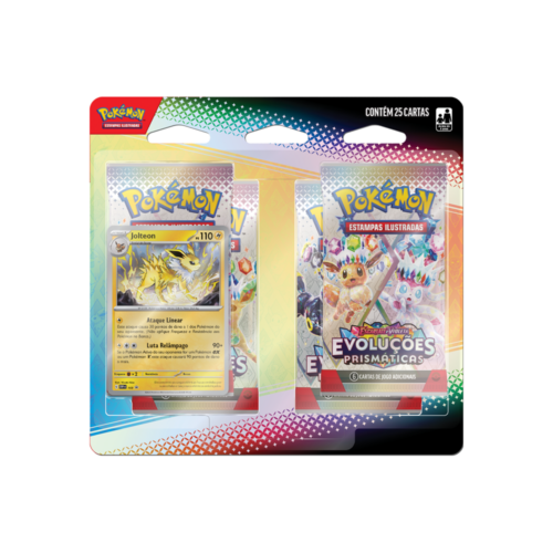 (PT-BR) Pokémon - Blister Quádruplo - Escarlate e Violeta - Evoluções Prismáticas - Jolteon