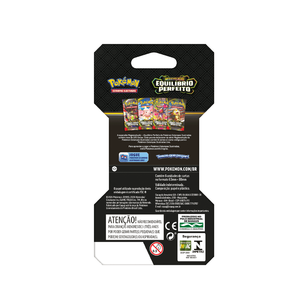 (PT-BR) Pokémon - Blister Unitário - Mega Evolução - Equilíbrio Perfeito - Imagem 5