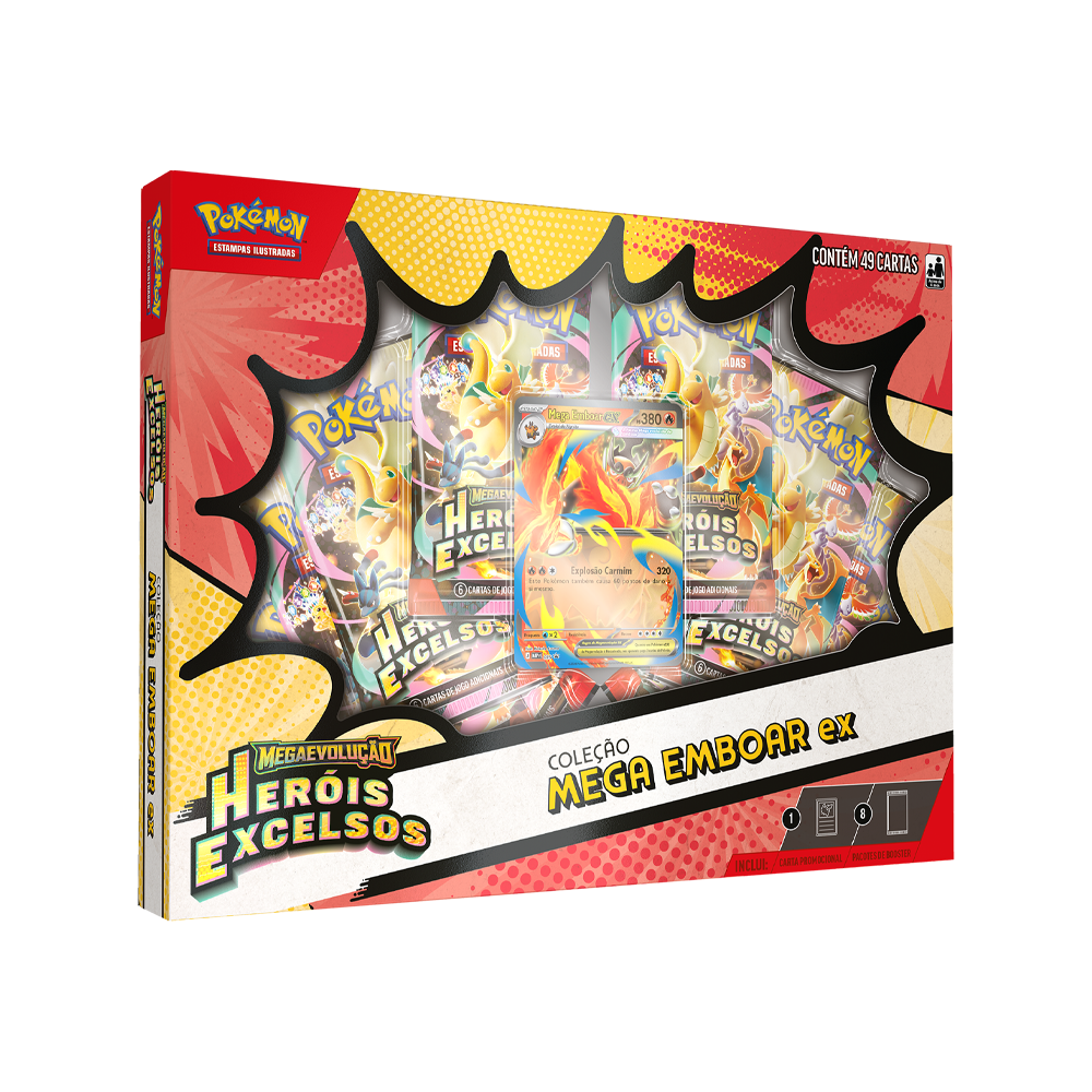 (PT-BR) Pokémon - Caixa Coleção - Mega Emboard ex