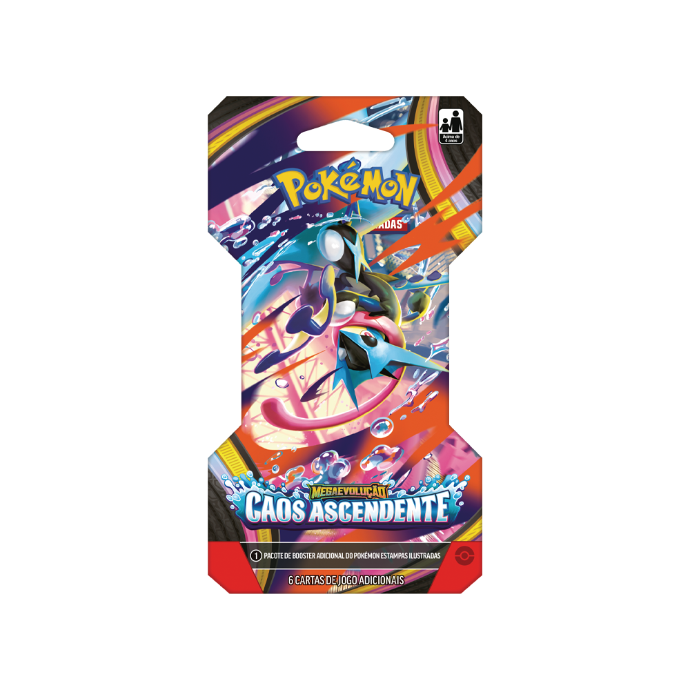 (PT-BR) Pokémon - Blister Unitário - Mega Evolução - Caos Ascendente