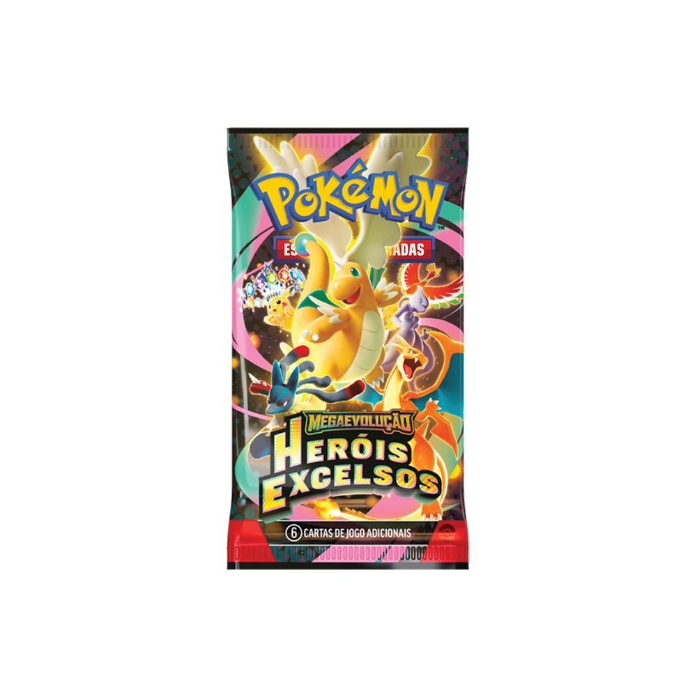(PT-BR) Pokémon - Booster Avulso - Mega Evolução - Heróis Excelsos