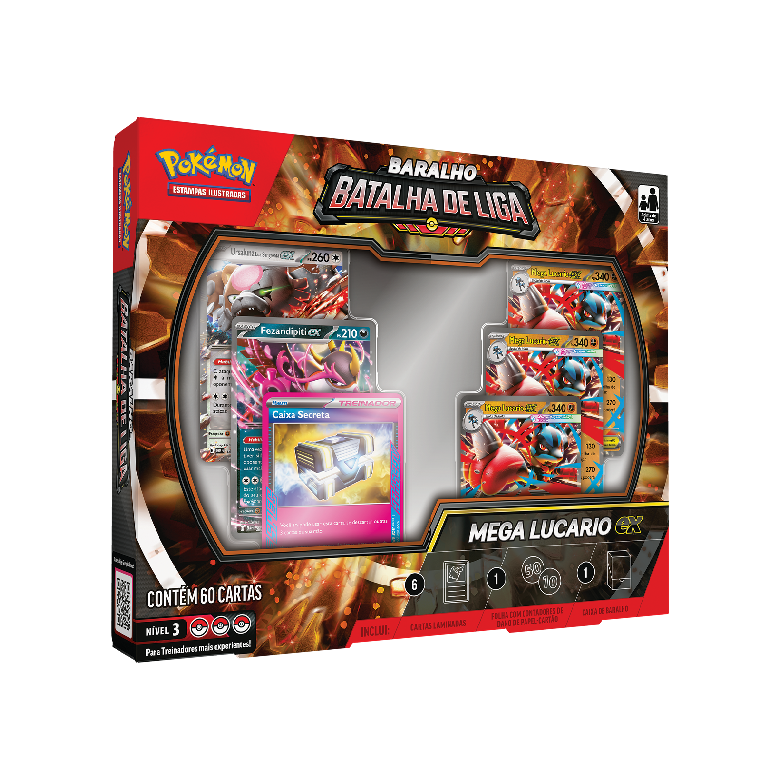 (PT-BR) Pokémon - Baralho Batalha de Liga - Mega Lucario ex