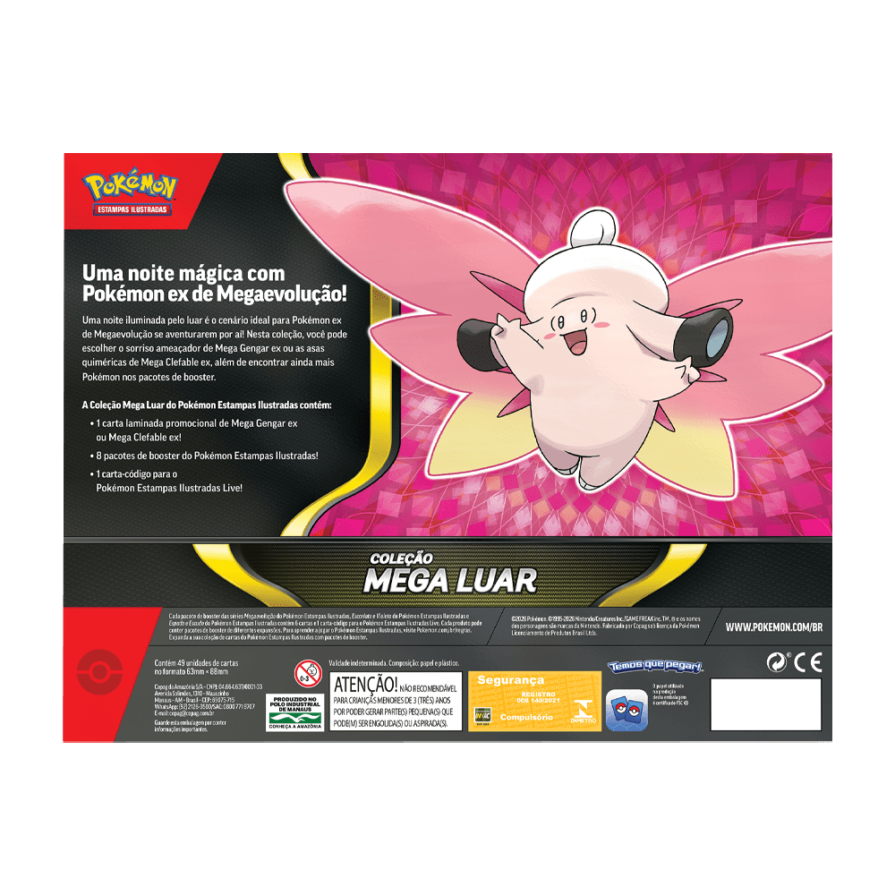 (PT-BR) Pokémon - Caixa Coleção - Mega Luar - Clefable - Imagem 3