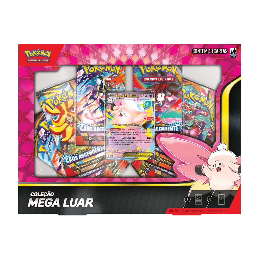 (PT-BR) Pokémon - Caixa Coleção - Mega Luar - Clefable - Imagem 2