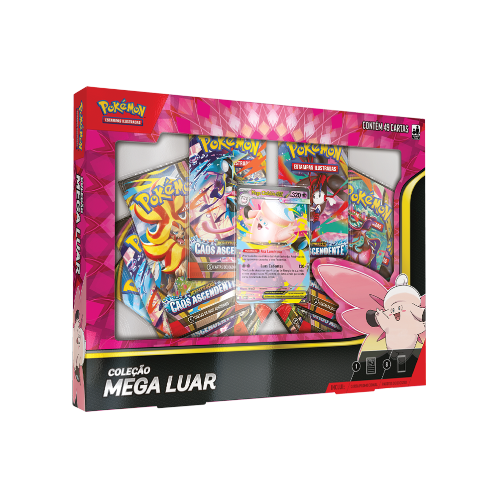 (PT-BR) Pokémon - Caixa Coleção - Mega Luar - Clefable