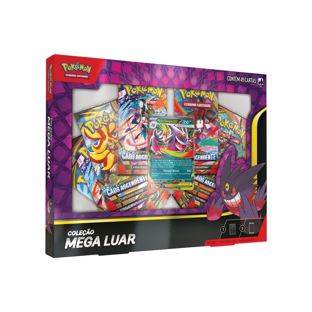 (PT-BR) Pokémon - Caixa Coleção - Mega Luar - Gengar