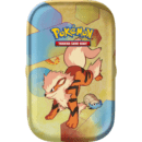 (ING) Pokémon - Mini Lata - Escarlate e Violeta - 151 - Arcanine & Omanyte