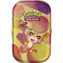 (ING) Pokémon - Mini Lata - Escarlate e Violeta - 151 - Meowth & Hitmonchan