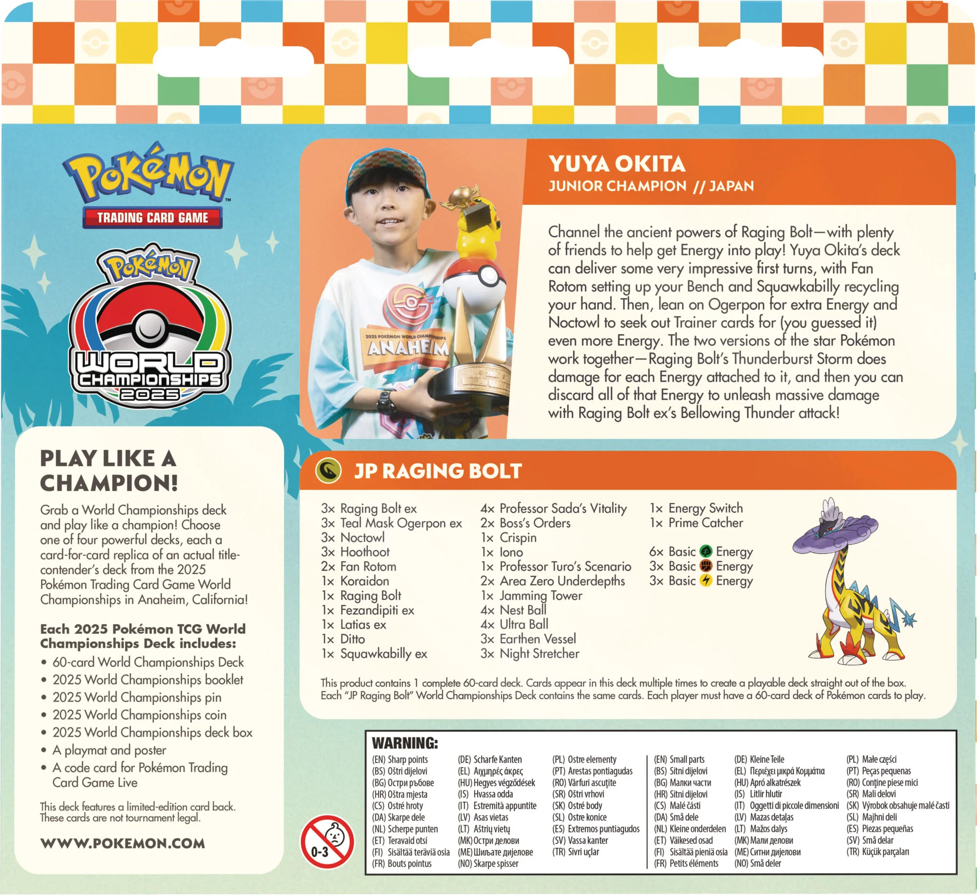 (ING) Pokémon - Baralho - World Championship Decks 2025 - Imagem 9