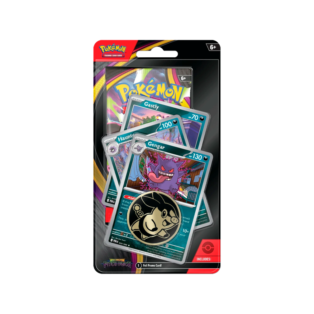 (ING) Pokémon - Premium Checklane Blister - Mega Evolution - Pitch Black - Gengar