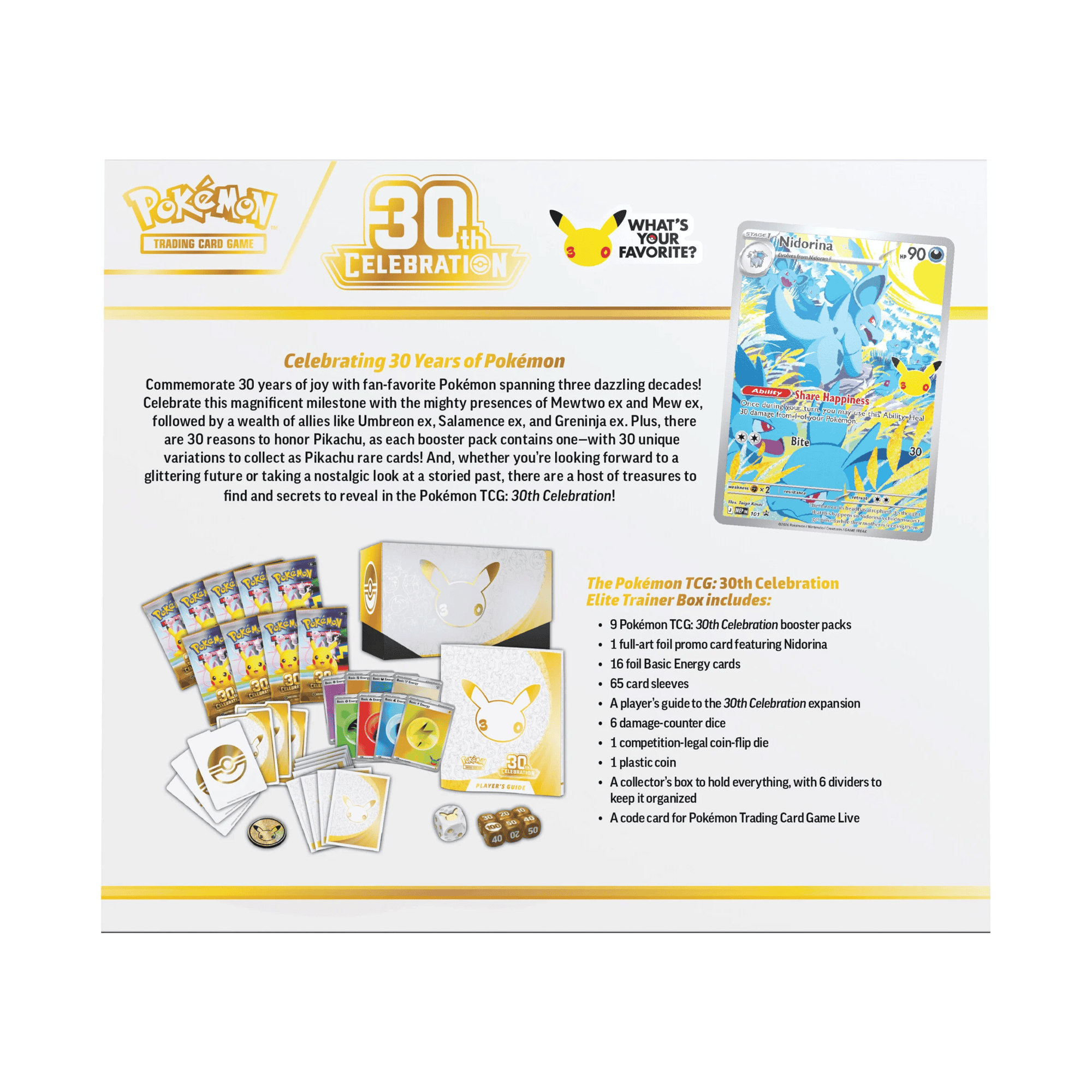 (ING) Pokémon - Elite Trainer Box - 30th Celebration - Imagem 2