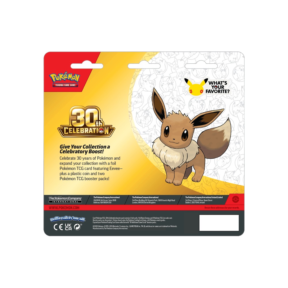(ING) Pokémon - Blister Duplo - Celebração de 30 Anos - Imagem 2