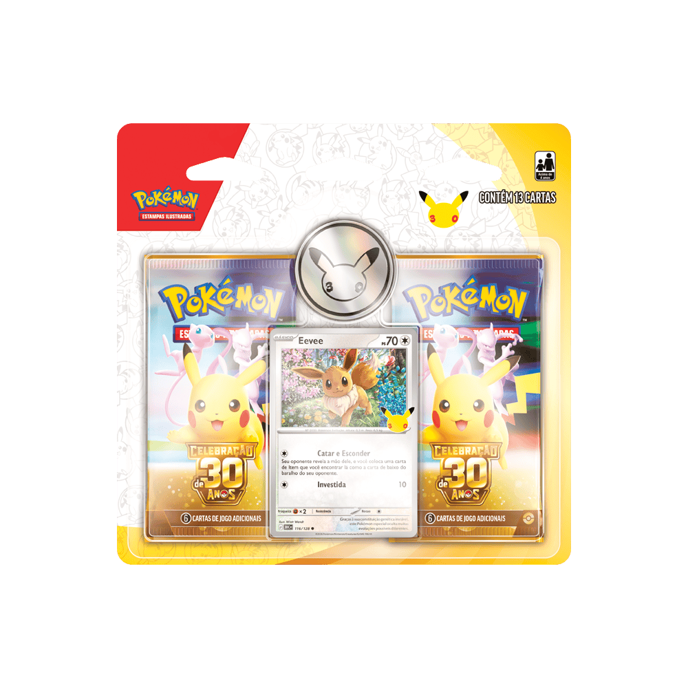 (PT-BR) Pokémon - Blister Duplo - Celebração de 30 Anos