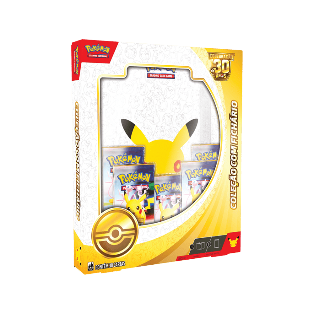 (PT-BR) Pokémon - Caixa - Colexão com Fichário - Celebração de 30 Anos