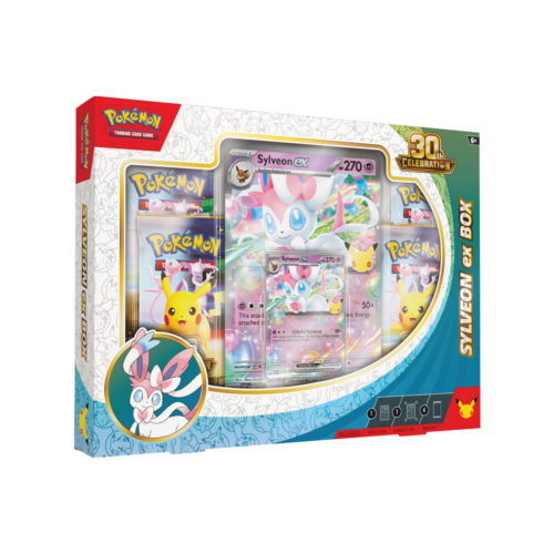(ING) Pokémon - Caixa - Colexão ex - Celebração de 30 Anos - Coleção Sylveon ex