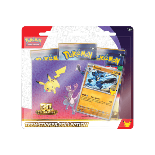 (ING) Pokémon - Tech Sticker Collection - 30th Celebration - Lucario