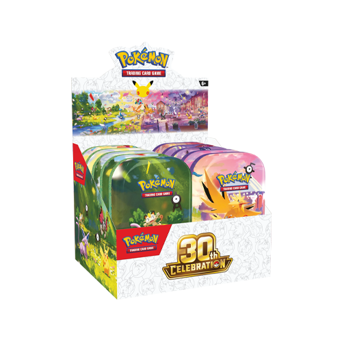(ING) Pokémon - Display Mini Lata - Celebração de 30 Anos