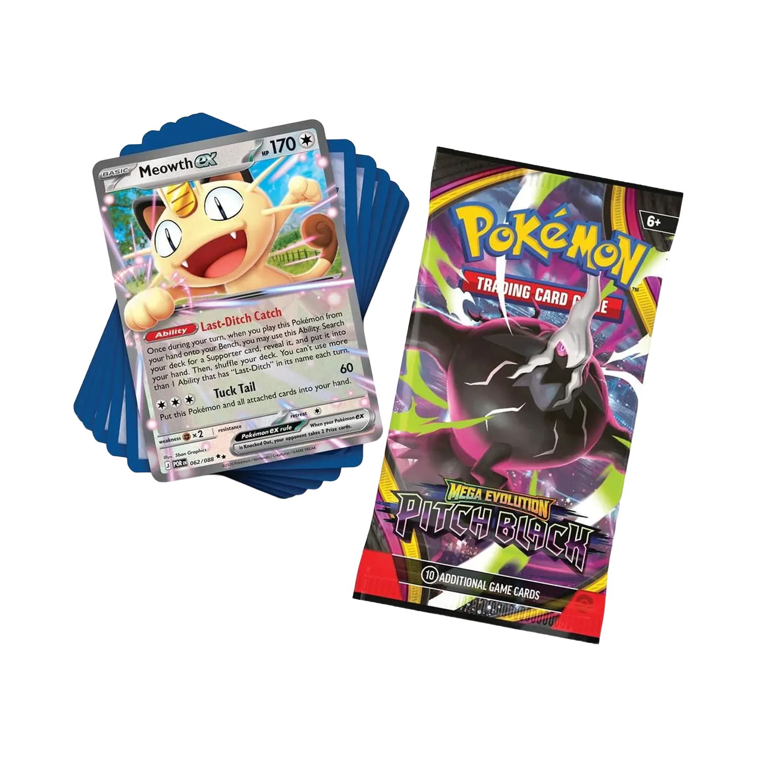 (ING) Pokémon - Coleção Construtor de Baralho - 2026 - Meowth ex - Imagem 5