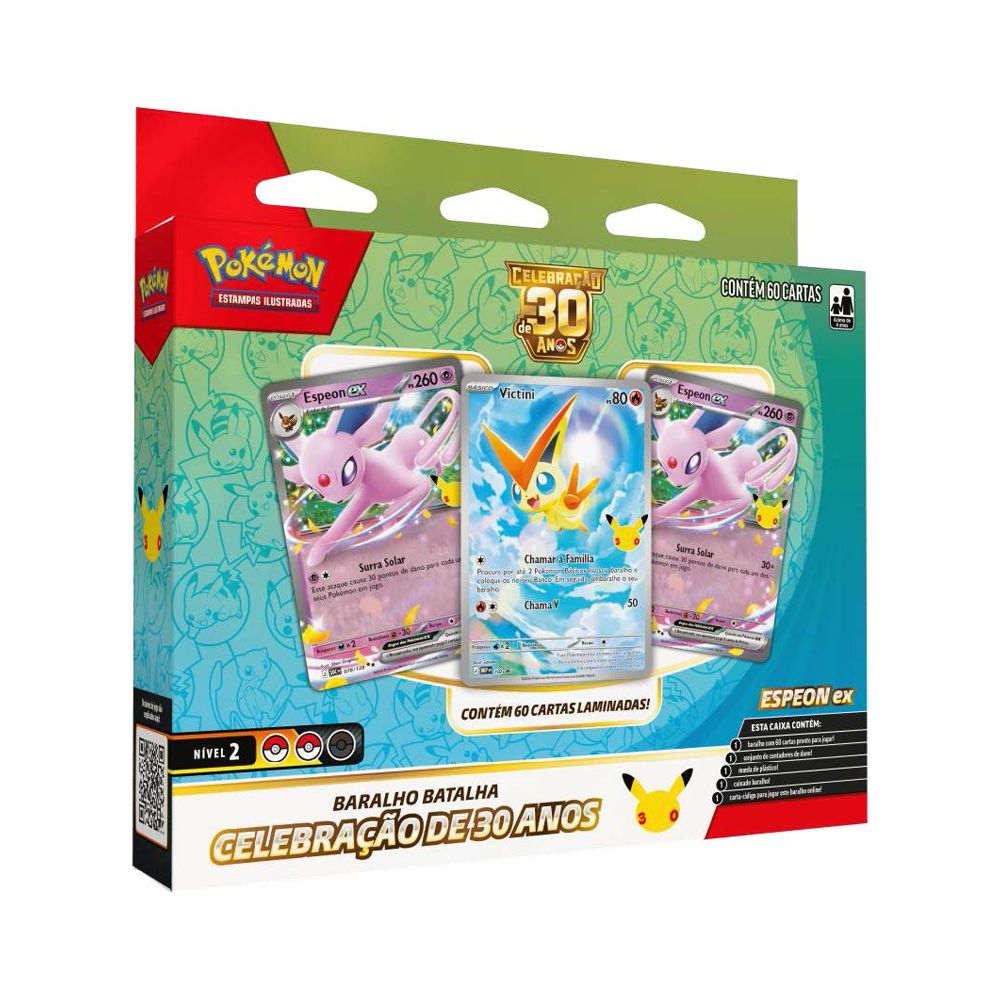 (PT-BR) Pokémon - Baralho de Batalha - Celebração de 30 Anos - Victini