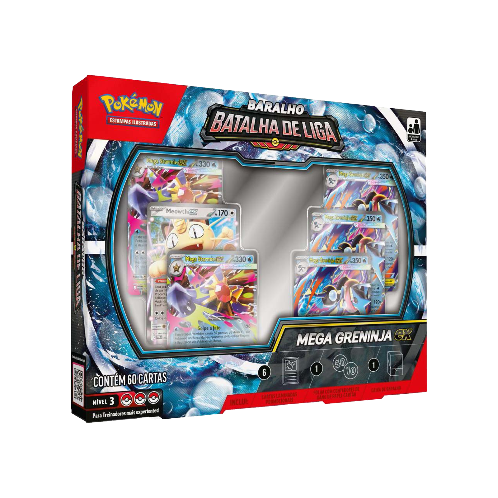 (PT-BR) Pokémon - Baralho Batalha de Liga - Mega Greninja ex